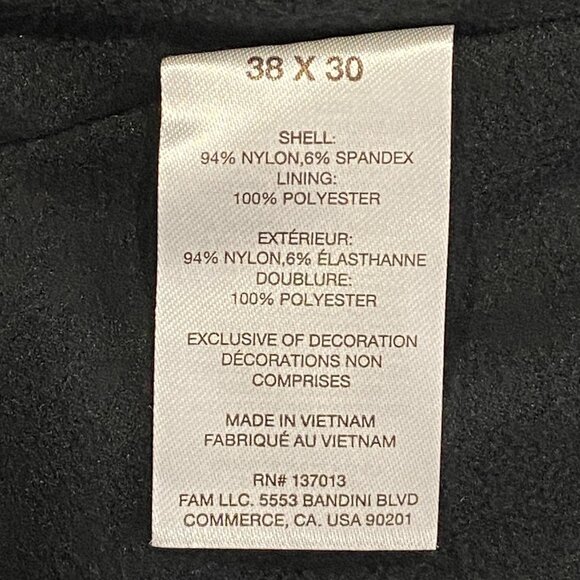 Orvis Fleece Lined Tech Pants Mens 38 x 30 Black Water Repellent Insulated - Picture 15 of 16